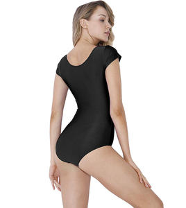 Vente chaude, justaucorps de ballet en spandex/polyester personnalisé avec logo, pas cher, blanc, rose, bleu, pour filles adultes, vêtements de scène - Product Image 2