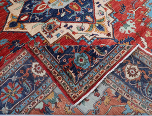 Fabricant fait à la main vibrant indien tapis noués multicolore noeud persan et turc tapis en laine fine personnaliser la taille disponible - Product Image 3