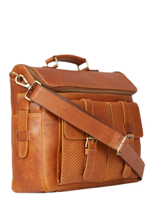 Leather <b>Laptop</b> <b>Bag</b> Modern Leather Messenger <b>Crossbody</b> Handcrafted Exclusive Quality from Divine International - Product Image 4