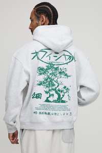 Sweats à capuche imprimés de coupe régulière avec un poids en tissu de 350g Sweat à capuche pull en coton et polyester solide Sweat à capuche de grande taille Logo personnalisé - Product Image 4