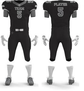 Prix usine Sublimation 12 Panneau Maillot de match de football américain Maillots personnalisés Uniforme de football américain Uniformes de match d'équipe - Product Image 1