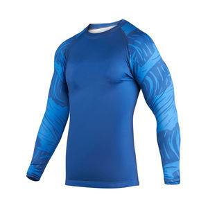 MMA Rash Guard Tops Rash Guard Rash Guard Chemises de compression personnalisées pour hommes Chemise de compression à manches longues Rash Guard - Product Image 3