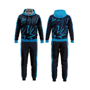 Survêtements personnalisables respirants à la coupe ajustée pour hommes, vêtements de sport à capuche décontractés avec logo personnalisé, service OEM - Product Image 1