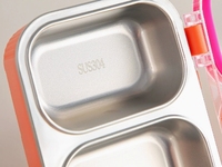 Boîte à lunch de haute qualité en acier inoxydable 304, boîte à lunch portable pour les employés de bureau, avec couvercle pour une fermeture facile