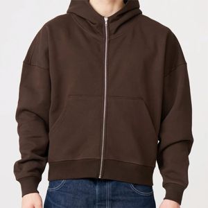 Sudadera con capucha de gran tamaño con cremallera completa: cálida y duradera, perfecta para capas durante el clima frío y ropa informal - Product Image 6