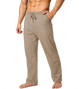 กางเกงสเวตเตอร์สำหรับผู้ชายกางเกงวอร์มทรงขากว้างทรงแบ็กกี้ทรงหลวมลายทางทรงหลวมชุดโอเวอร์ไซส์แบบกำหนดเอง - Product Image 1