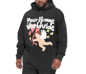 Tissu unique dernière conception sweats à capuche personnalisés pour hommes impression numérique personnalisée couleurs unies en coton polaire pour hommes sweats à capuche - Product Image 2