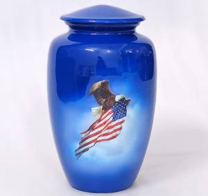 Angel Light Cloud <b>Memorial</b> Urn with Heavenly Star Design and Dark Gloss Finish for Adult Ashes - Product Image 3