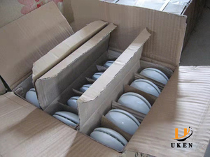 Маркер безопасности дорожного движения небольшой круглый дорожный предупреждающий маркер 4-дюймовый Керамический дорожный гвоздик кошачий глаз - Product Image 4