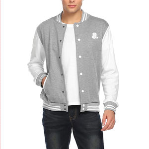 Chaquetas Varsity Personalizadas para Hombre, Diseño Nuevo y Moderno 2026, Patrón Sólido, Precio Accesible, para Uso en Exteriores - Product Image 1