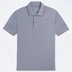 Camiseta Polo de Manga Corta para Hombre con Logotipo Personalizado OEM, Algodón Transpirable, Suministro de Fábrica al por Mayor - Product Image 1