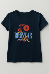 Conception personnalisée OEM femmes 100% coton Cap manches T-Shirt décontracté impression style à la mode vente en gros logo décoration tricoté - Product Image 2