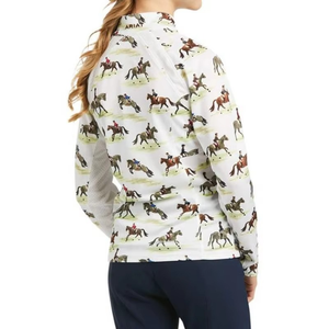 Latest Design Equestrian Clothing <b>Long</b> <b>Sleeve</b> Heat-Transfer Printed Breathable Quick Dry Plus Size Adult <b>Base</b> <b>Layer</b> Running - Product Image 5