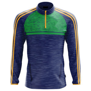 Gaa Gaelic Hurling 1/4 Half Zip Tops All Sizes Ireland <b>Jerseys</b> High Quality Gaa Half ZipLong Sleeve Gaa Half Zip TopsCustom Logo - Product Image 1