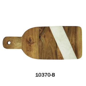 Nouvelle planche à découper en marbre hexagone avec accent en bois pour la maison et les hôtels coupant les fabricants de planches plates en Inde - Product Image 6