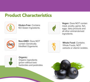 Capsules d'Açaï de Haute Qualité Anti-Âge Antioxydantes Capsules Naturelles d'Açaï Capsule d'Açaï-Berry-Bresil Euterpe Oleracea - Product Image 5