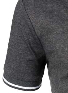 Polos pour hommes, vêtements décontractés, top ventes, polos respirants de couleur unie avec logo personnalisé nouveau design pour hommes - Product Image 5