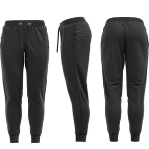 Unisex Custom Logo All Seasons <b>Lounge</b> Wear Wholesale Fleece Workout <b>Pants</b> and Shirt Set for <b>Men</b> - Product Image 1