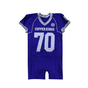 Camiseta de fútbol americano personalizada al por mayor para niños técnica de sublimación transpirable corta de talla grande fabricada en Pakistán - Product Image 6