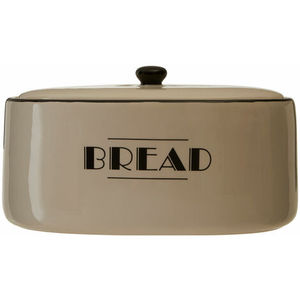 Corbeille à pain de conception de finition de couleur noire antique en métal de qualité supérieure avec couvercle en bois idéal pour les ustensiles de cuisine de la maison et de l'hôtel - Product Image 5