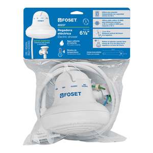 Foset REGEL-6 6-1/2 'bianco istantaneo scaldabagno elettrico 4-temperatura doccia
