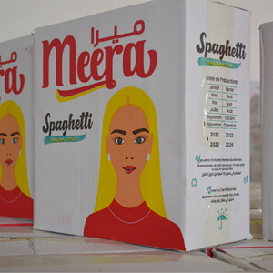 กล่องใส่กระเป๋าบรรจุภัณฑ์ที่น่าสนใจได้รับการรับรองจากข้าวสาลีปราศจากฮาลาลพาสต้าสปาเก็ตตี้400กรัมฉลากส่วนตัว - Product Image 5