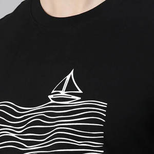 T-shirts en coton uni légers pour hommes, impression sérigraphique, utilisation en extérieur, t-shirts surdimensionnés pour hommes, impression sérigraphique - Product Image 5