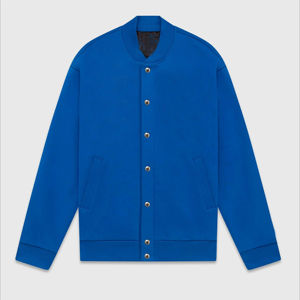 Chaqueta universitaria de lana cómoda de alta calidad con cuello levantado elegante para ropa informal de invierno y trajes de equipo - Product Image 1