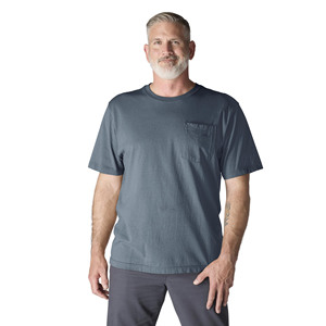 Camiseta de Algodón 100% para Hombre, Estilo Vintage, Lavado Ácido, Corte Cuadrado, Desgastada, Talla Grande, Manga Corta, Cuello Redondo, Tejido de Punto, 2026 - Product Image 1