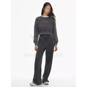WAKIN WEAR Women's Crop <b>Sweatshirts</b> High Quality Hot Selling Street Wear Best Supplier Made in Pakistan for Summer - Product Image 6