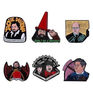 カスタムNow I Am Wizardメタルブローチハロウィーンゴスホラー映画エナメルピンパンクジュエリーギフトテーマバックパックラペルバッジ - Product Image 5