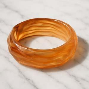 Pulsera de resina estilo Ángel respetuosa con el medio ambiente personalizada para parejas modelo de joyería ecológica para exportaciones globales - Product Image 2