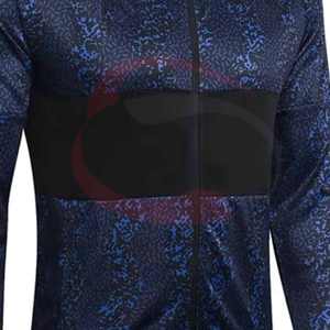 Ensemble de survêtement de sport moderne à fermeture éclair, deux pièces, écologique, pour jogging, fabrication de vêtements personnalisés - Product Image 6