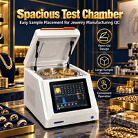 Analyseur de métaux précieux XRF de bureau, contrôle qualité de la fabrication de bijoux, machine de test de l'or, de l'argent et du platine