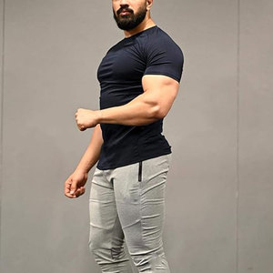 T-shirts de sport de qualité supérieure, très demandés, en coton/polyester, pour hommes, prix de gros. - Product Image 5