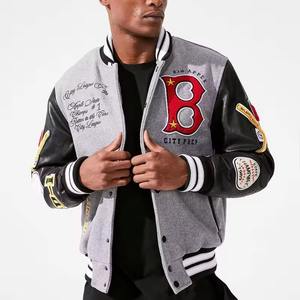 Personnalisable Canvas Varsity Jacket Front Brodé Letterman Factory Wear Streetwear Personnalisé Chenille Broderie Bas quantité minimale de commande - Product Image 2