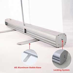 Admax tùy chỉnh in xách tay nhôm quảng cáo khuyến mại có thể thu vào pull-up hiển thị nền cuộn lên biểu ngữ đứng - Product Image 5