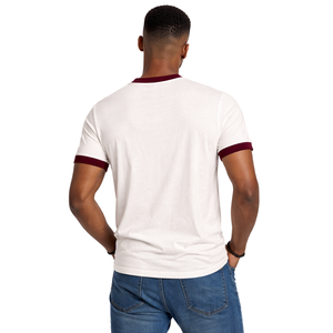 Kappa Alpha Psi Kream-Premium <b>Henley</b> <b>Shirt</b> True To Size Soft Cotton Blend Button Placket Embroidered Greek Letter Crest - Product Image 2