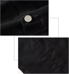 Gilet en jean unisexe Ryan Pro Gear, nouveau design tendance, sans manches, pour homme et femme, veste en jean à capuche pour femme - Product Image 4