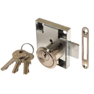 Serrure de meuble ZMB-2 LOB, nickel, gauche - Product Image 1