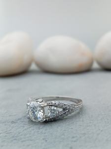 Bague tendance hip-hop de luxe en or 10K 14K 18K pour homme Baguette arrondie en diamant naturel VVS pour mariage Bijoux fantaisie à la mode - Product Image 2