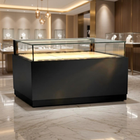 Vitrine de luxe pour bijoux, présentoir en verre pour bijouterie, vitrine professionnelle pour comptoir de magasin de détail