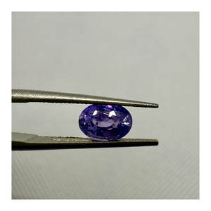 Prestigiosa calidad sin calentar zafiro suelto Color púrpura corte ovalado piedras preciosas facetadas Natural 1 Ct 7,4x5,1x3,5 - Product Image 1