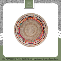 High-Traffic Customizable Jute Floor Rugs Welcoming Entrance Machine Made Jacquard Durable Eco-friendly Pet Friendly Low Pile