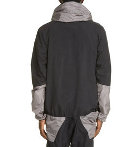 Conjuntos supercortavientos para hombre con logotipo personalizado, chaqueta Anorak impermeable transpirable para exteriores, chándales de verano con patrón sólido para invierno - Product Image 4