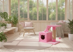 เสาข่วนแมวคุณภาพสูง Amistar Cat Sakura สำหรับแมวทุกสายพันธุ์และทุกขนาด - Product Image 5