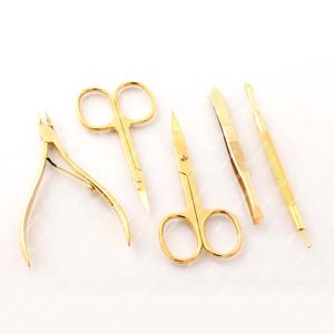 Juego Profesional de Manicura y Pedicura de 4 Piezas, Cortaúñas, Aguja para Acné, Removedor de Puntos Negros, Pinzas para Cejas, Kit OEM de Marca Privada - Product Image 4