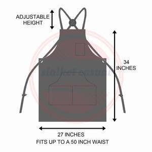 ผ้ากันเปื้อนช่างตัดผมแบบมืออาชีพพร้อมสายหนัง - Product Image 6