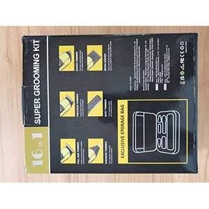 Kit de toilettage électrique sans fil pour hommes, tondeuse étanche pour barbe, poils du corps, oreilles et nez, avec source d'alimentation - Product Image 4