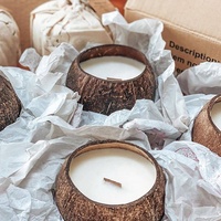 Kokos-Soja-Wachs Umweltfreundliche Handgemachte Duftkerzen mit Deckel aus Vietnam Großhandel mit Gel- & Palmwachs für Diwali